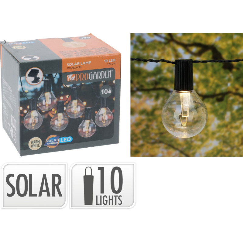 Guirlande solaire 10Leds