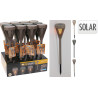 Torche solaire h42cm effet flamme