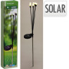 Bouquet Lucioles Solaire LED Blanc Chaud 75cm - Déco Jardin Bouquet Lucioles Solaire LED Blanc Chaud 75cm - Déco Jardin