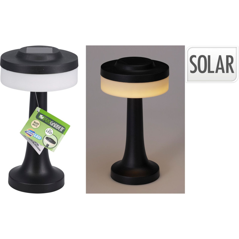 Lampe de Table Solaire Design 21,5cm - 3 Intensités LED Blanc Chaud Lampe de Table Solaire Design 21,5cm - 3 Intensités LED Blanc Chaud
