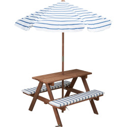 Set table pic-nic acacia pour enfant