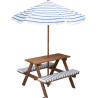 Set table pic-nic acacia pour enfant