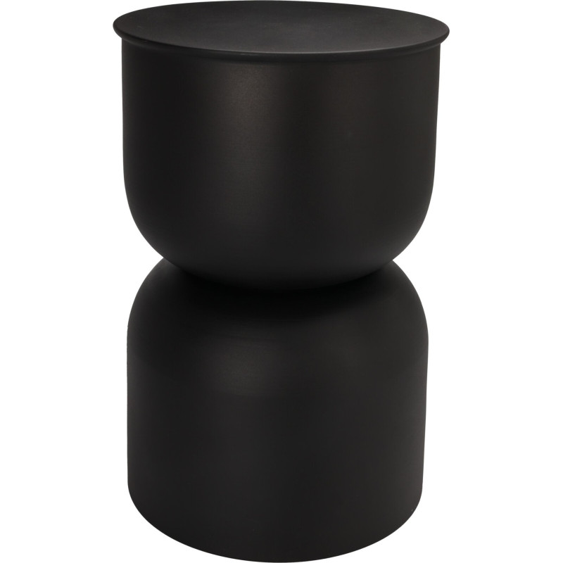 Table d'Appoint Design Métal Noir Ø 31 cm Table d'Appoint Design Métal Noir Ø 31 cm