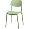 Chaise "Estelle" VERT empilable PP UV