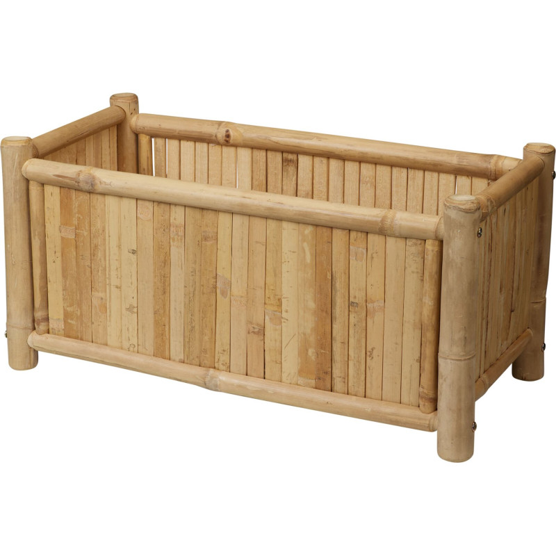 Jardinière en Bambou Naturel 56 x 28 x 28 cm | Intérieur & Extérieur Jardinière en Bambou Naturel 56 x 28 x 28 cm | Intérieur & Extérieur