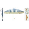 Parasol DROIT Rayé D2M BLEU