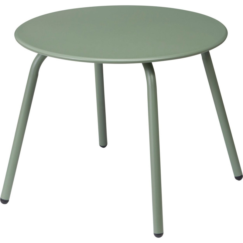 Petite table Vert Mat D50cm H40cm métal