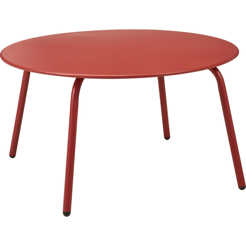 Table Basse Métal Terracotta Mat Ø 70 cm Table Basse Métal Terracotta Mat Ø 70 cm