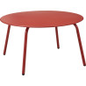 Petite table Terracotta Mat D70cm H40cm