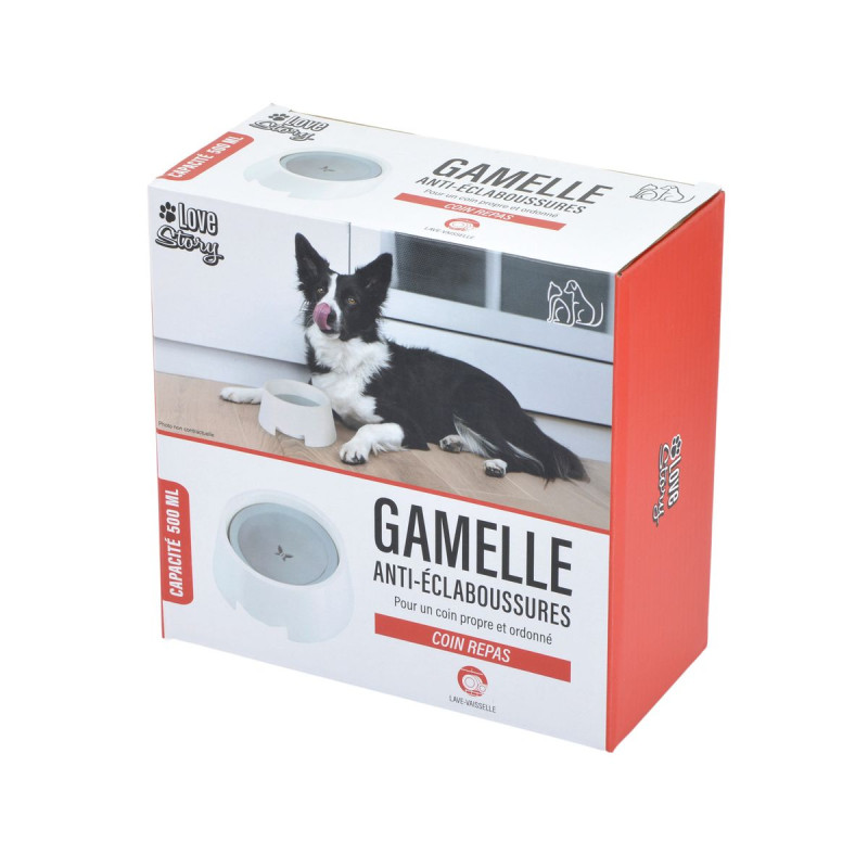 GAMELLE ANTI-ECLABOUSSURES 500ML D17*H.