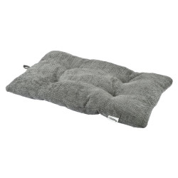 COU. RECT VEL CHENILLE GRANIT GRIS 117x7