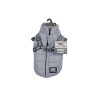 Doudoune Chien Grise 25cm | Harnais Réfléchissant & Zip