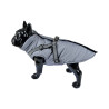 Doudoune Chien Grise 35cm | Harnais Réfléchissant & Zip Intégré Doudoune Chien Grise 35cm | Harnais Réfléchissant & Zip Intégré