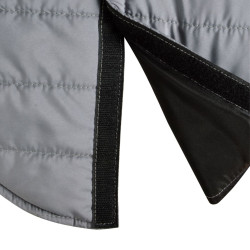 DOUDOUNE + HARNAIS REFLE M/35CM GRIS ET