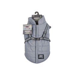 DOUDOUNE + HARNAIS REFLE L/45CM GRIS ET