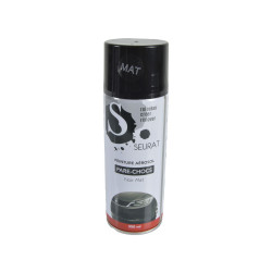 Peinture Aérosol Pare-Chocs Noir Mat 350ml | Seurat