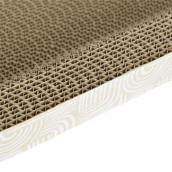 Panier Griffoir Ovale pour Chat en Carton | 55 x 36 cm