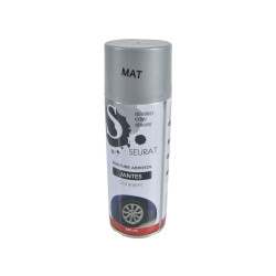 BOMBE DE PEINTURE GRIS ARGENT POUR JANTE