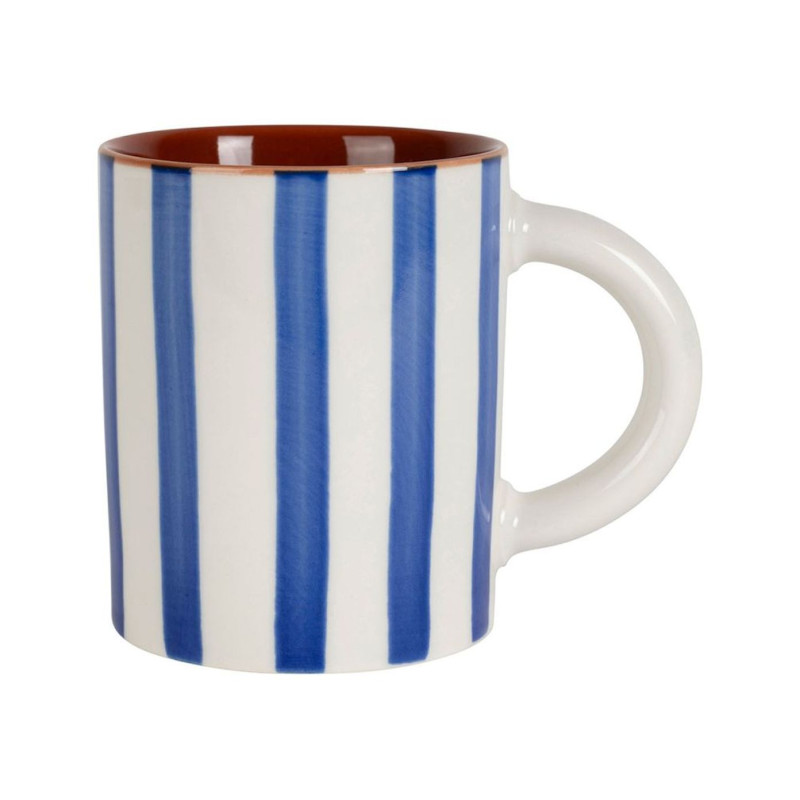 MUG ALARIA BLANC+INDIGO 40CL D8 x H10cm MUG ALARIA BLANC+INDIGO 40CL D8 x H10cm