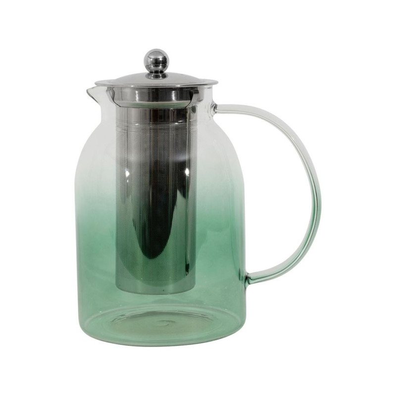 Théière en Verre Vert Funky 1,5L | Filtre & Couvercle Inox Théière en Verre Vert Funky 1,5L | Filtre & Couvercle Inox
