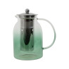 Théière en Verre Vert Funky 1,5L | Filtre & Couvercle Inox