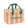 SAC ISO "Bonjour" PALMA CORAIL+VERT 24X