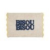 TAPIS TUFTE "BISOU" NOMADEA BLEU 90X60