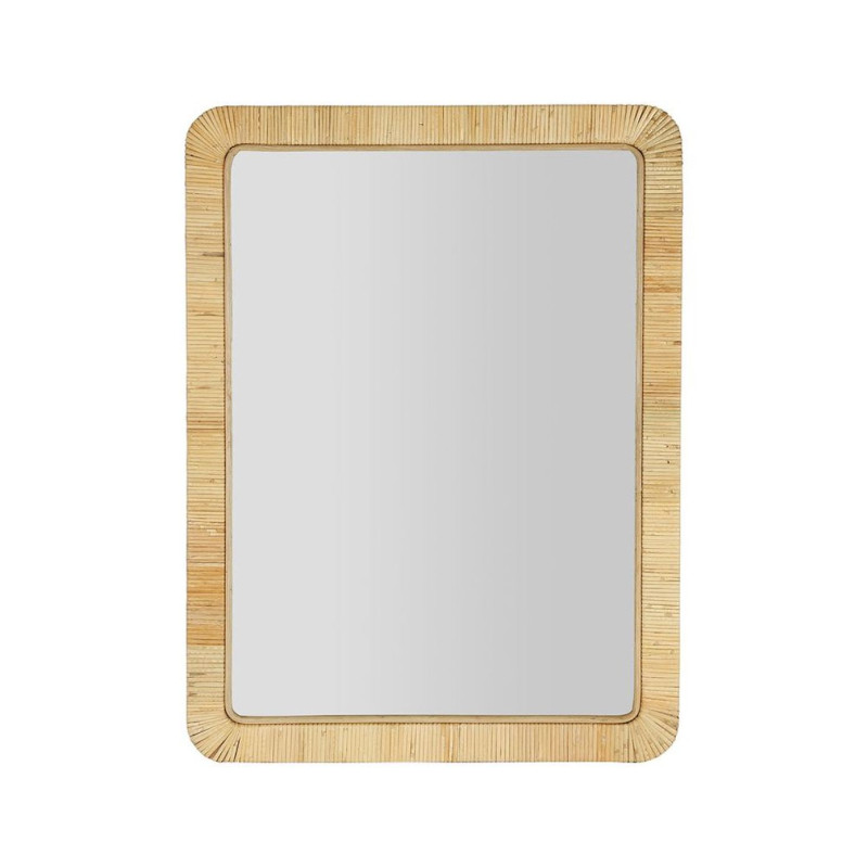 Miroir en Rotin Tulum Naturel 60x80 cm