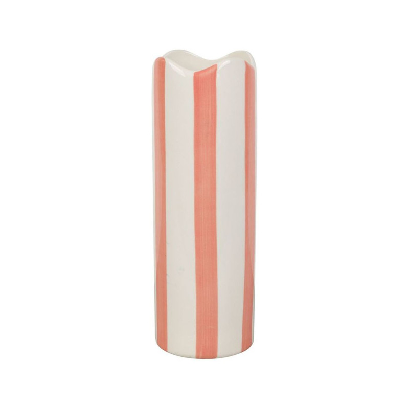 VASE CYLINDRE ARTIST ROSE D7.5XH23.5CM G