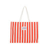 Grand Sac de Plage en Coton Plouf & Sun Rouge | 57x42 cm