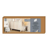 BUFFET 3 PORTES PIETRA