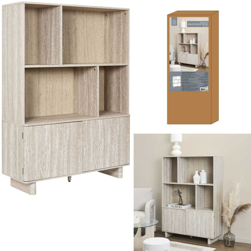 Bibliothèque Pietra - 140 cm Bibliothèque Pietra - 140 cm