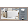 Coffre Banc Pliable Emilia Beige 76x38x38 cm