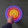 LAMPE LED EFFET NEON CIBLE USB