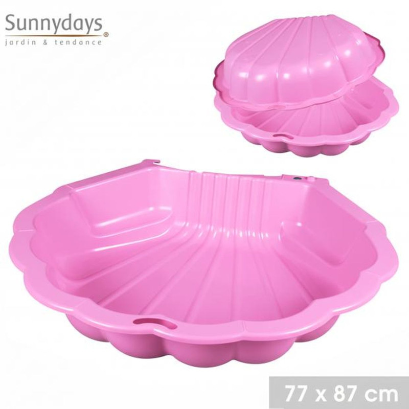 Bac à Sable Enfant Rose - Set 2 Pièces 87x77 cm Bac à Sable Enfant Rose - Set 2 Pièces 87x77 cm