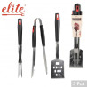 SET DE 3 USTENSILES BARBECUE EN INOX