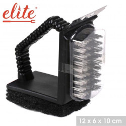 Brosse Barbecue 3-en-1 Elite - Nettoyage Efficace 12x10 cm