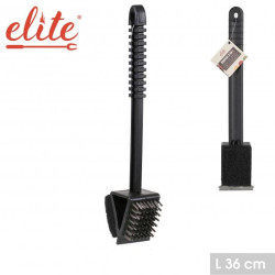 Brosse Barbecue 3-en-1 Elite avec Manche - 37 cm