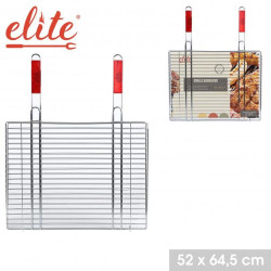 Grille Barbecue Rectangulaire Elite - 52x64,5 cm | 2 Manches