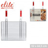 Grille Barbecue Rectangulaire Elite - 52x64,5 cm | 2 Manches Grille Barbecue Rectangulaire Elite - 52x64,5 cm | 2 Manches