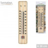 Thermomètre de Jardin en Bois - H20 cm - Intérieur/Extérieur Thermomètre de Jardin en Bois - H20 cm - Intérieur/Extérieur