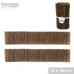 Bordure de Jardin en Saule - 20x100 cm | Décoration Naturelle