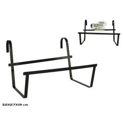 Support à Jardinière Suspendu en Métal - 32x27x19 cm