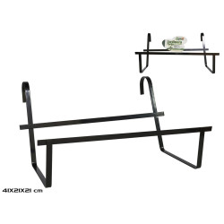 Support à Jardinière Suspendu en Métal - 41x21x21 cm