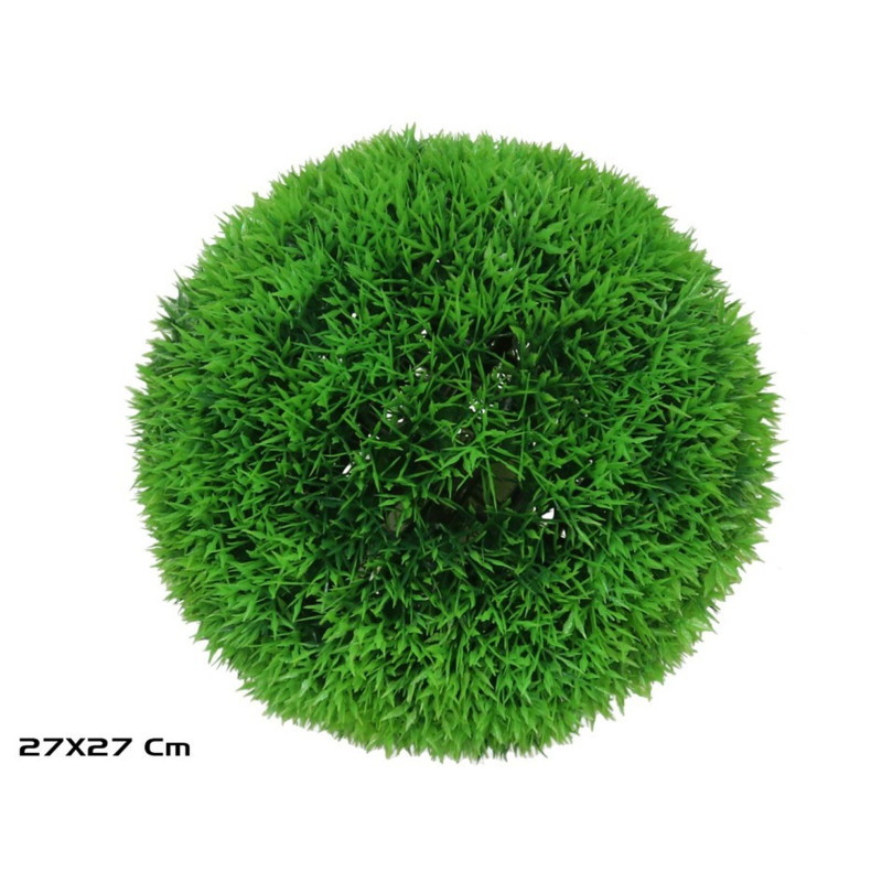BOULE DE GAZON ARTIFICIEL VERT D27CM