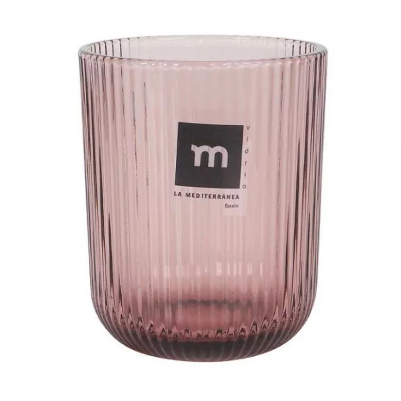 Verre Gobelet Sonella Violet 270cc - Design Ciselé 9cm Verre Gobelet Sonella Violet 270cc - Design Ciselé 9cm