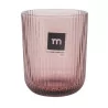 Verre Gobelet Sonella Violet 270cc - Design Ciselé 9cm