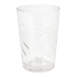 Set de 6 Verres Eivissa Waves Transparent 200cc - Design Vagues