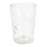 Set de 6 Verres Eivissa Waves Transparent 200cc - Design Vagues