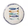 Assiette Plate Peixe Iberica ø26cm - Céramique Bord Irrégulier Assiette Plate Peixe Iberica ø26cm - Céramique Bord Irrégulier